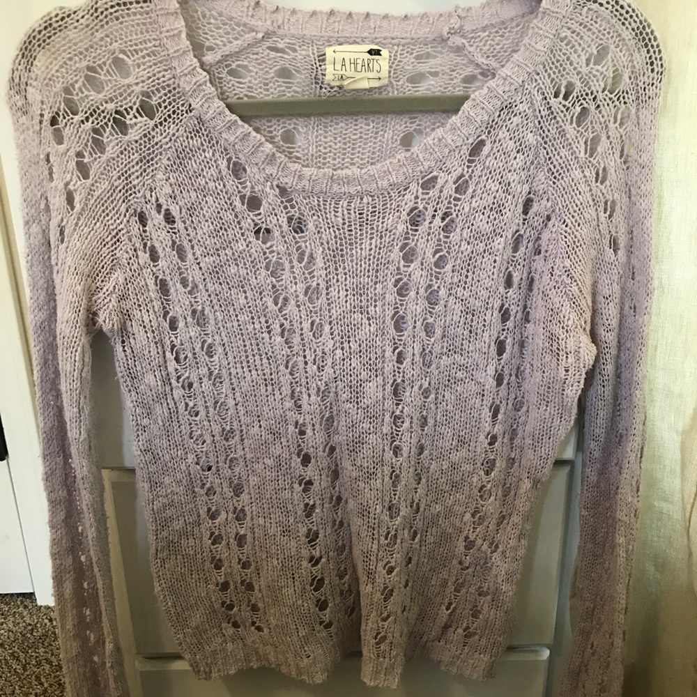 Lavender light sweater